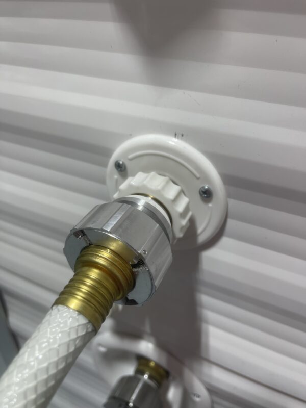 Hose Shark connector used at vacation RV site