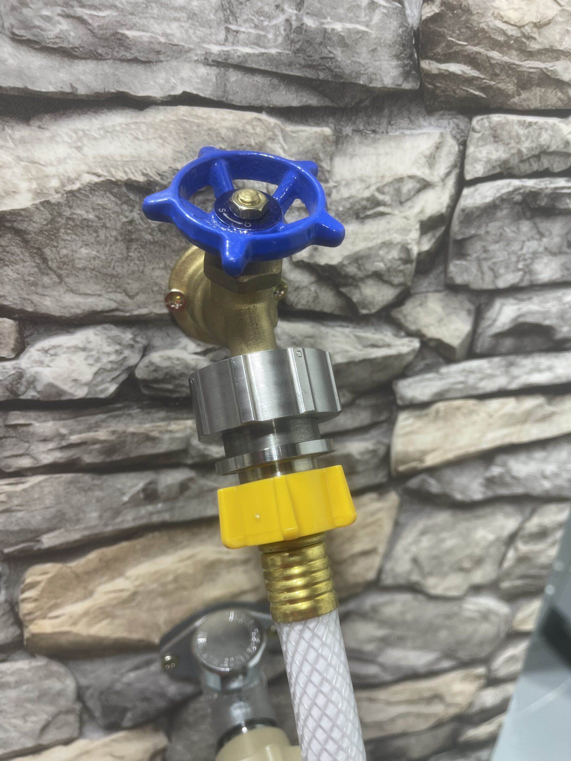 Hose Shark connector used at public park wash station