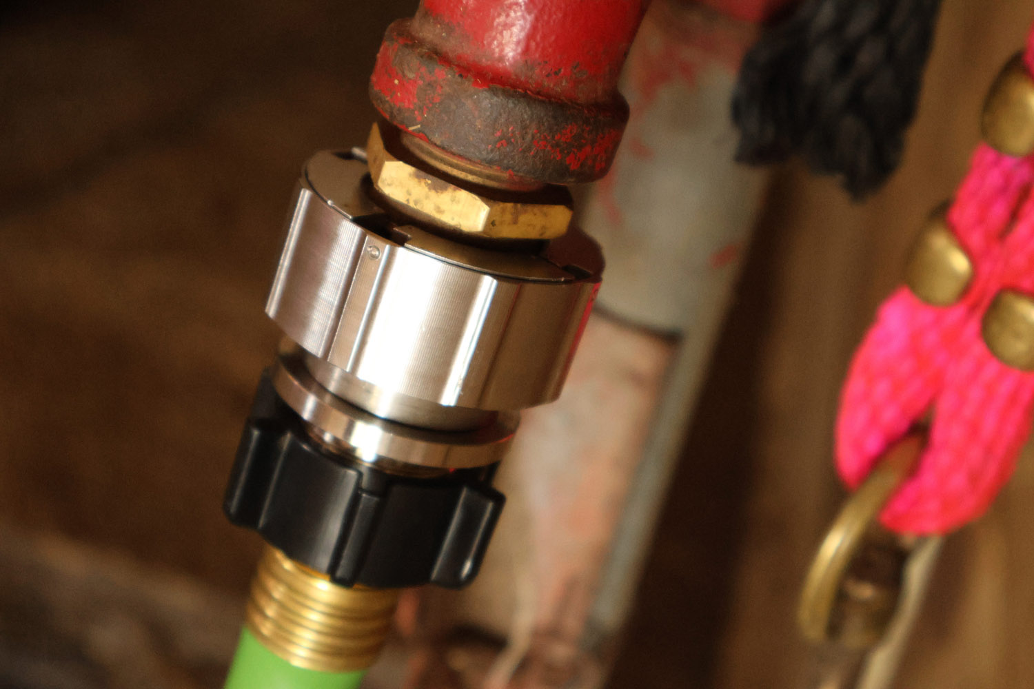 Winter-proof Hose Shark outdoor faucet connector